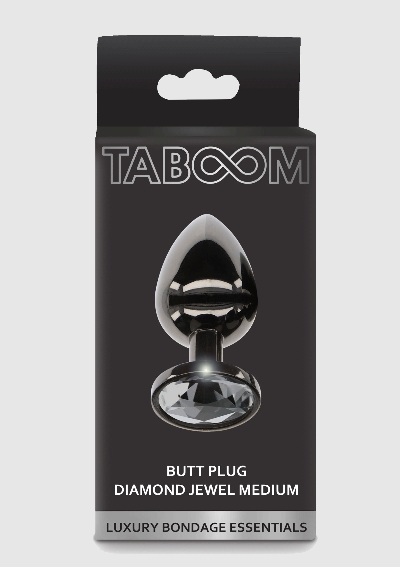 TABOOM Luxury Bondage Essentials - Plug anal avec bijou en diamant M TABOOM EU TABOOM Luxury Bondage Essentials - Plug anal avec bijou en diamant M TABOOM EU